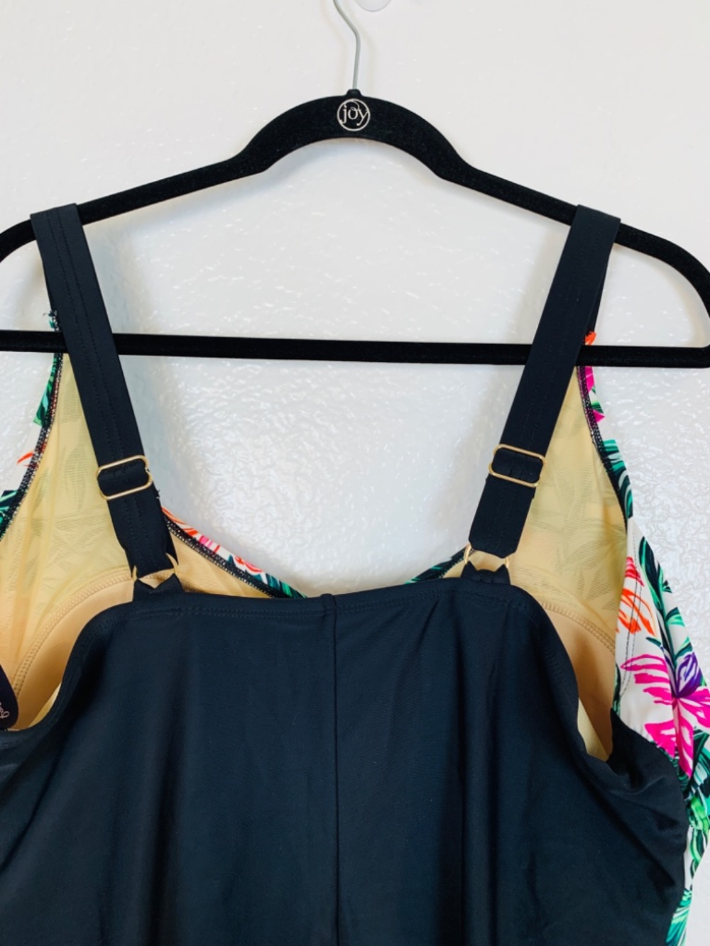 Swimsuits for All One Piece Bathing Suit NWT Womens Plus Size 24 Floral Padded - Picture 6 of 12